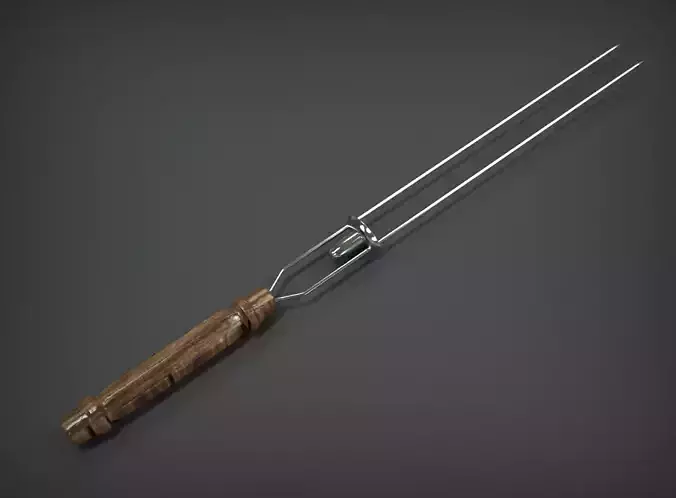 Barbecue Prong 3D Model