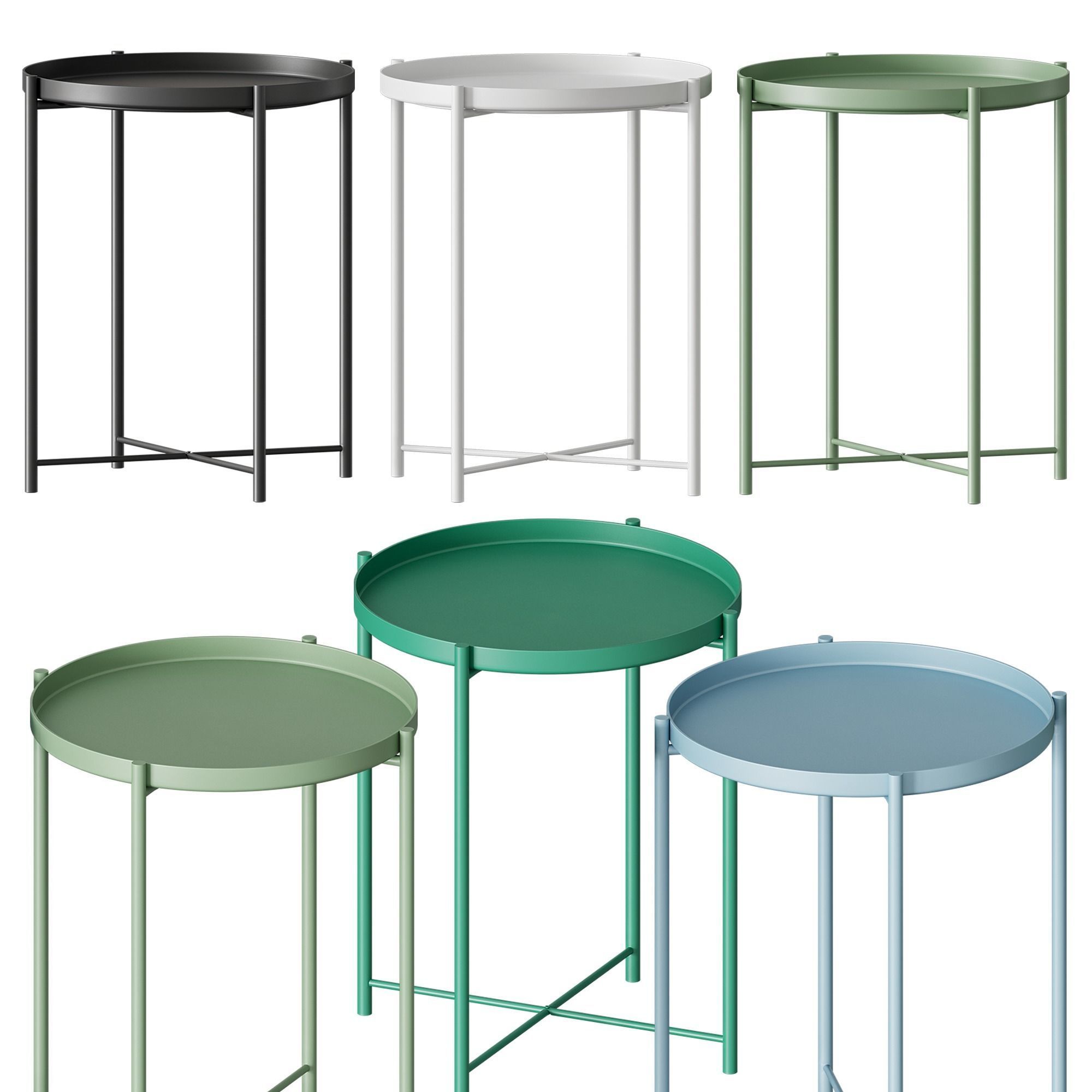IKEA TABLE GLADOM 3D model_1