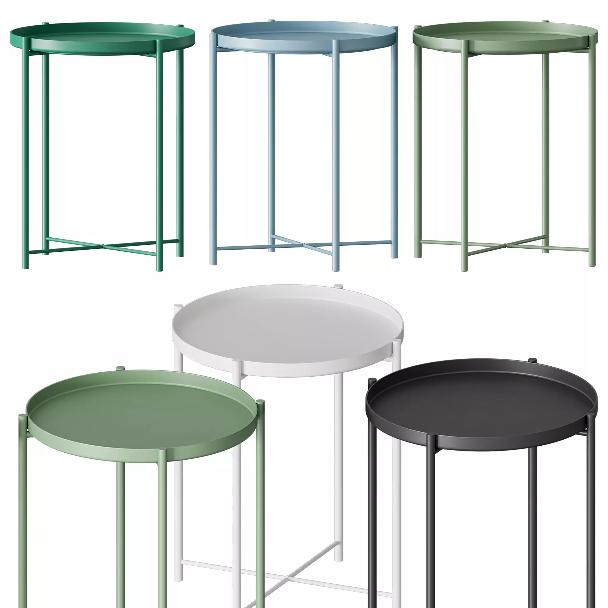 IKEA TABLE GLADOM 3D model_0