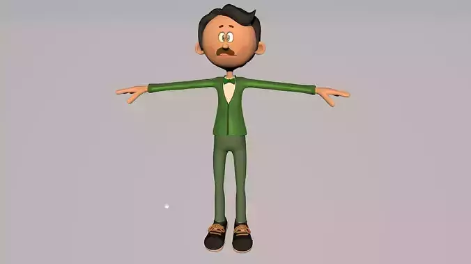 Cartoon 3D model  Stylised Male Teen character
