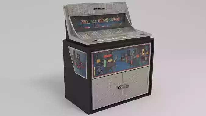 Seeburg Discotheque Jukebox 1965 3D model