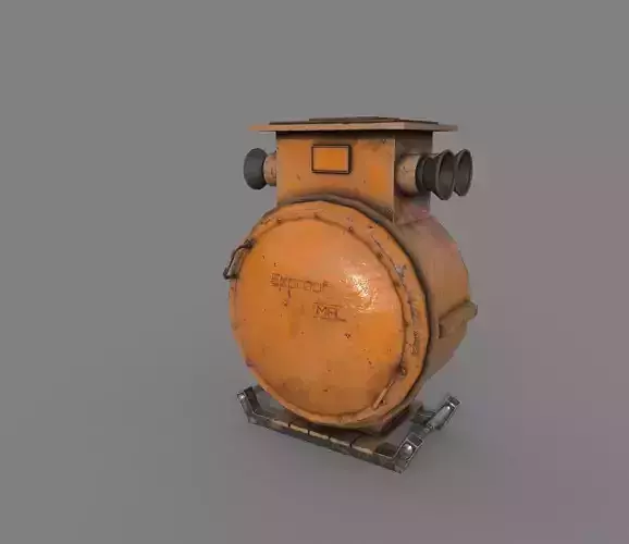 Industrial Electrical Equipment PBR Low-poly 3D model