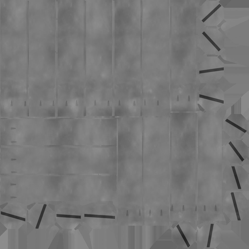 Baseball bat Low-poly 3D model_40