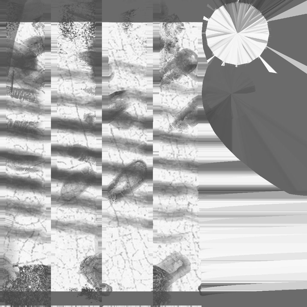 Baseball bat Low-poly 3D model_7