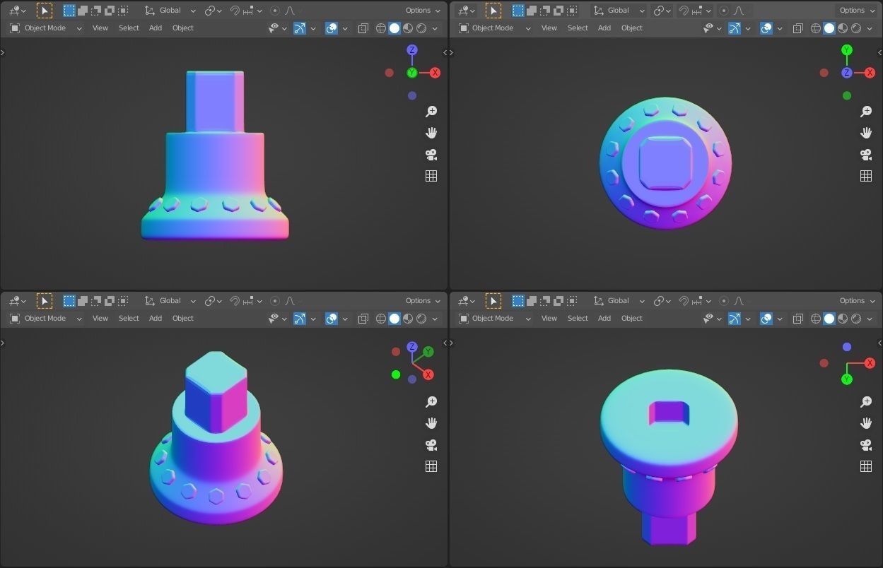 Machinery Wall Decoration - Printer Ready 3D print model_16