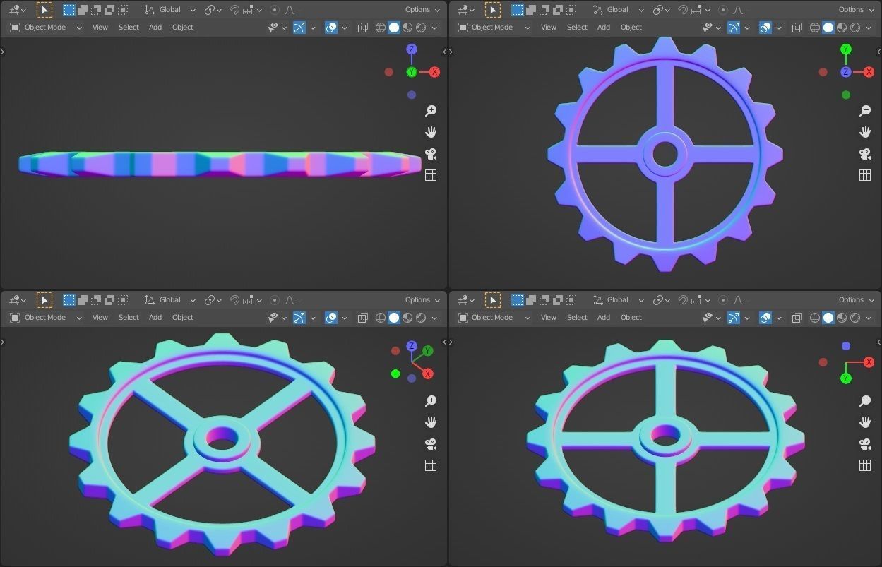 Machinery Wall Decoration - Printer Ready 3D print model_19