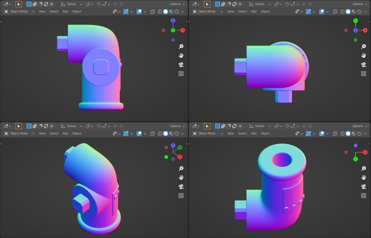 Machinery Wall Decoration - Printer Ready 3D print model_28