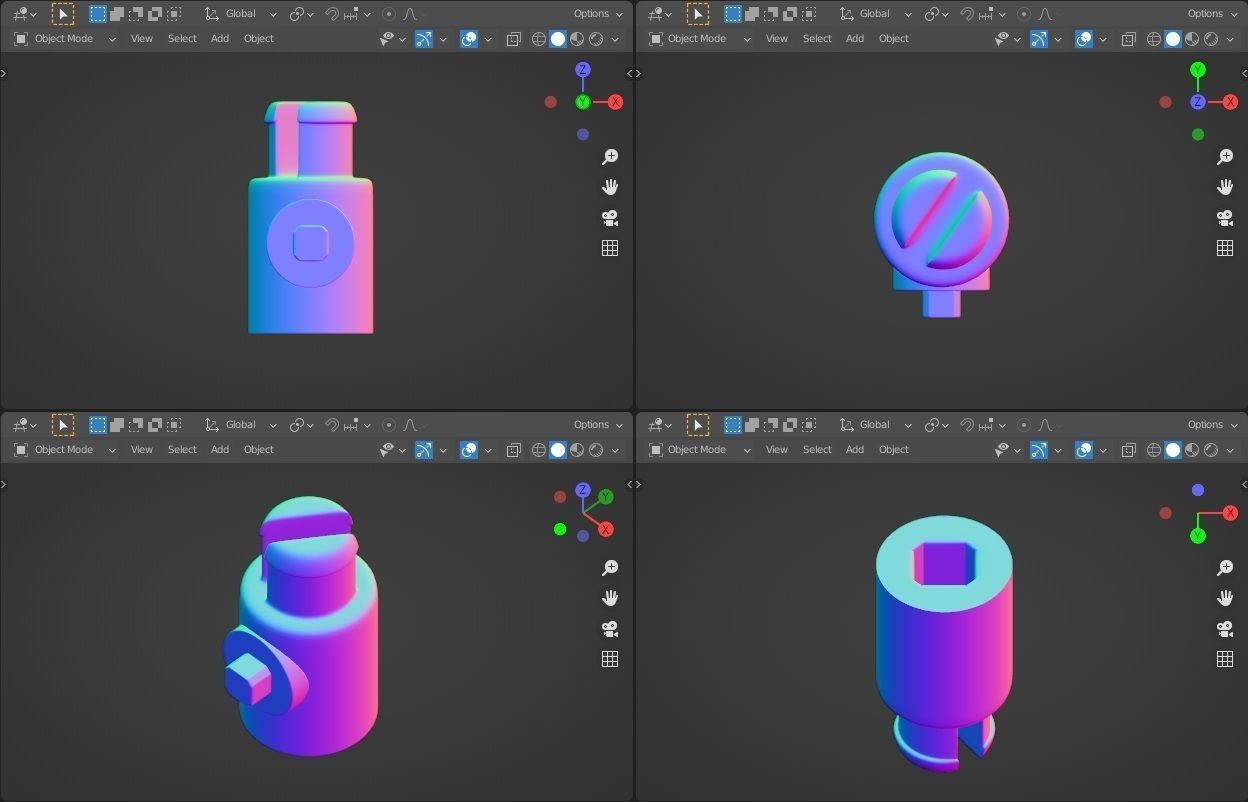 Machinery Wall Decoration - Printer Ready 3D print model_20