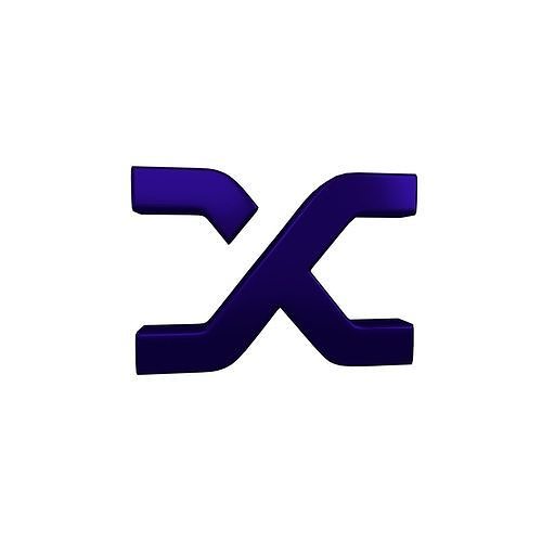 Synthetix Coin v2 004 Low-poly 3D model