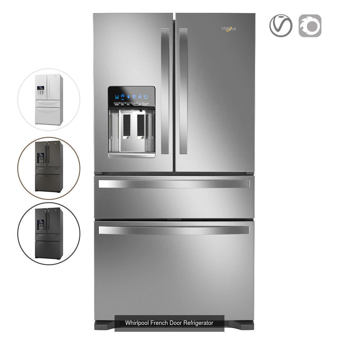 Kitchen appliances Whirpool 3D Model Collection_4