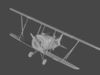 Plane Stylized Low-poly Low-poly 3D model_1