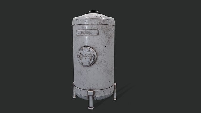 Air Tank PBR Low-poly 3D model