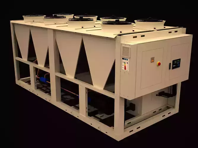 3d chiller air cooling 3D model