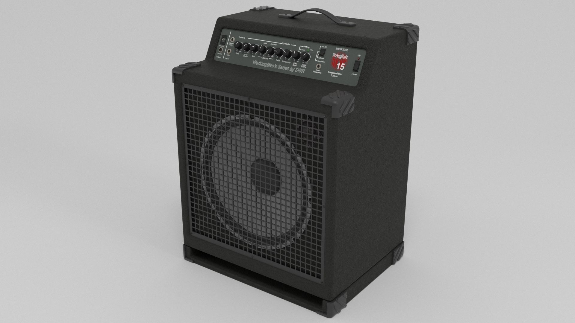 Workingman 15 Bass Combo Amp 3D model_2
