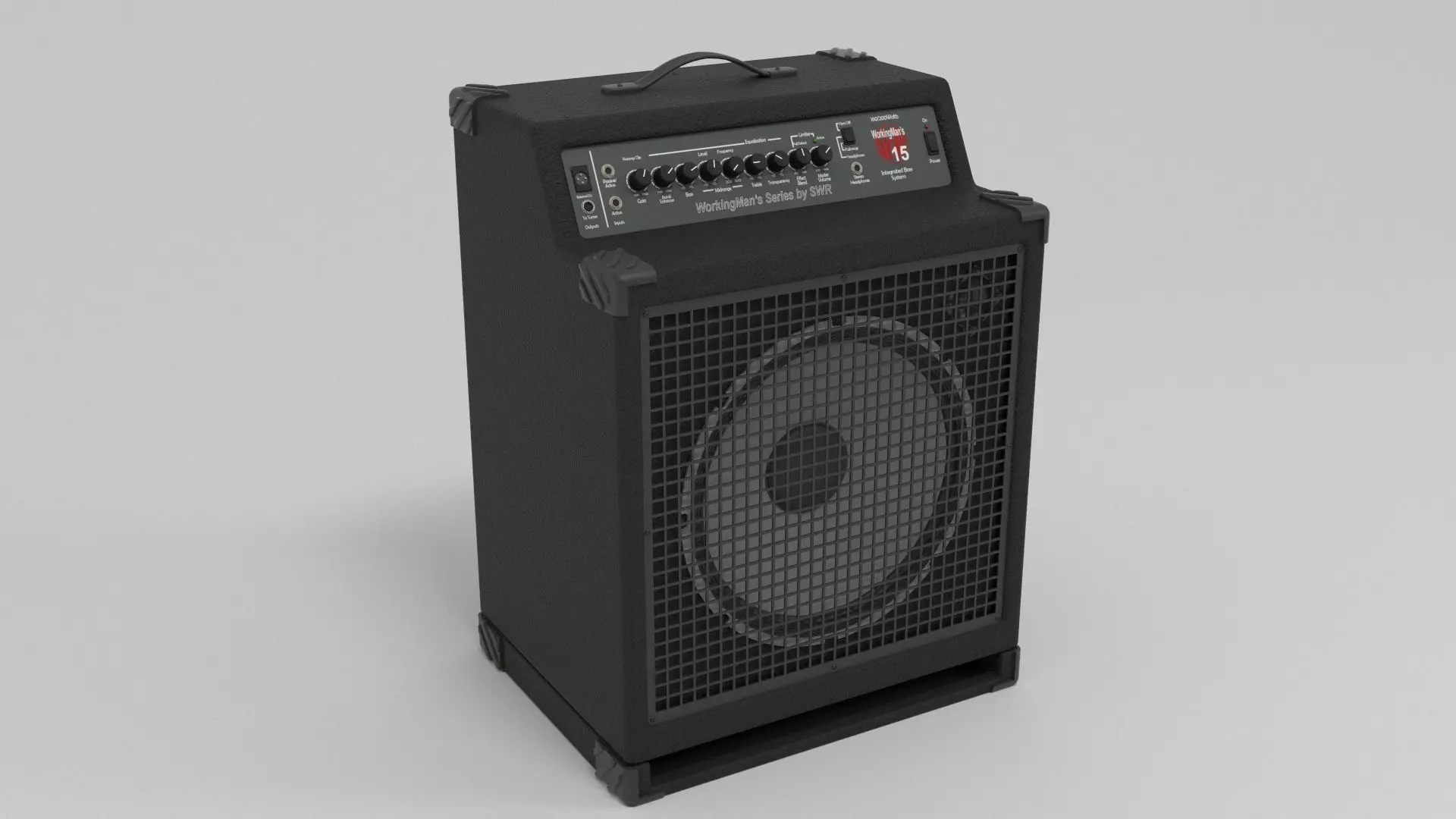 Workingman 15 Bass Combo Amp 3D model_0