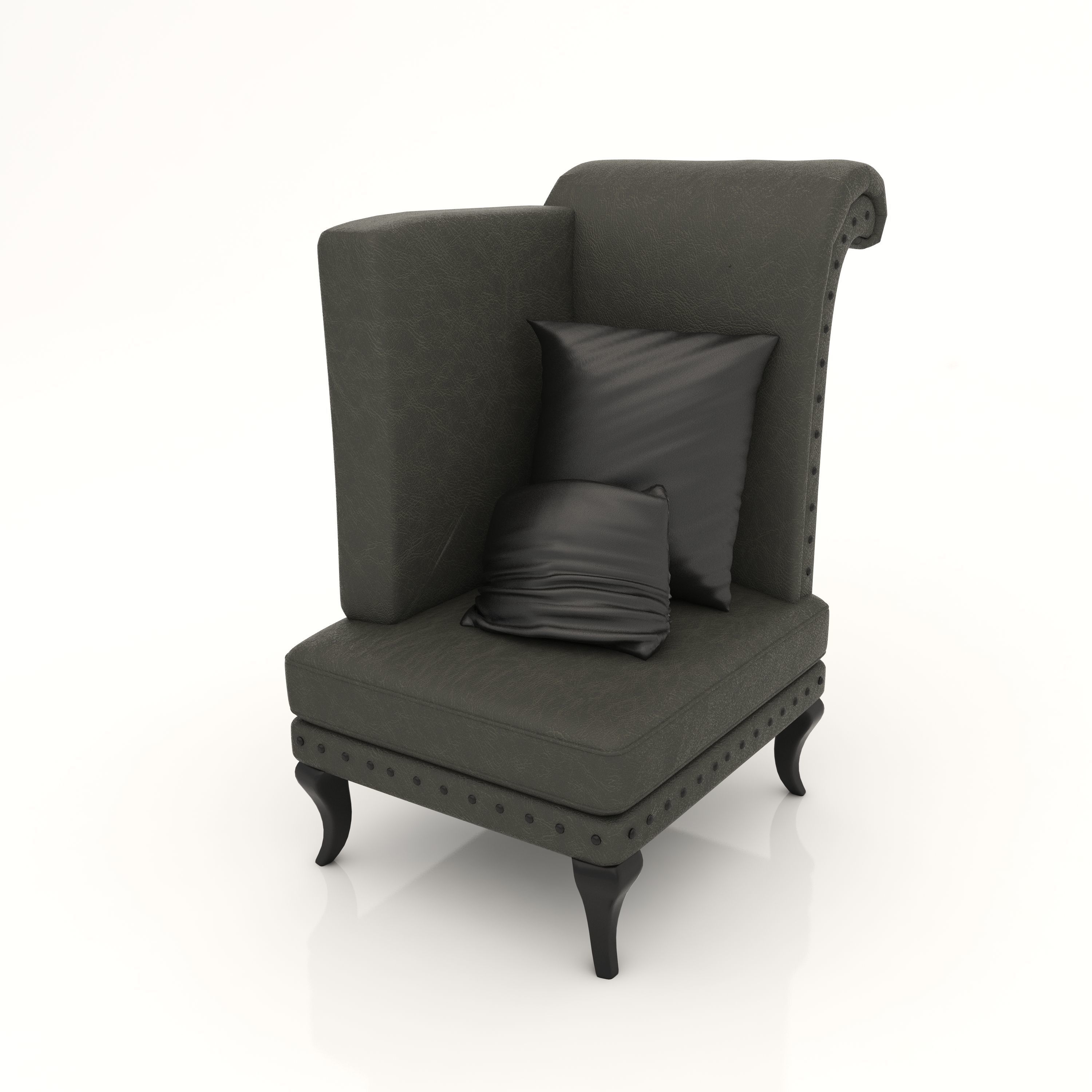 Interior Sofa Armchair 28 - For CNC and Interior 3D model_2