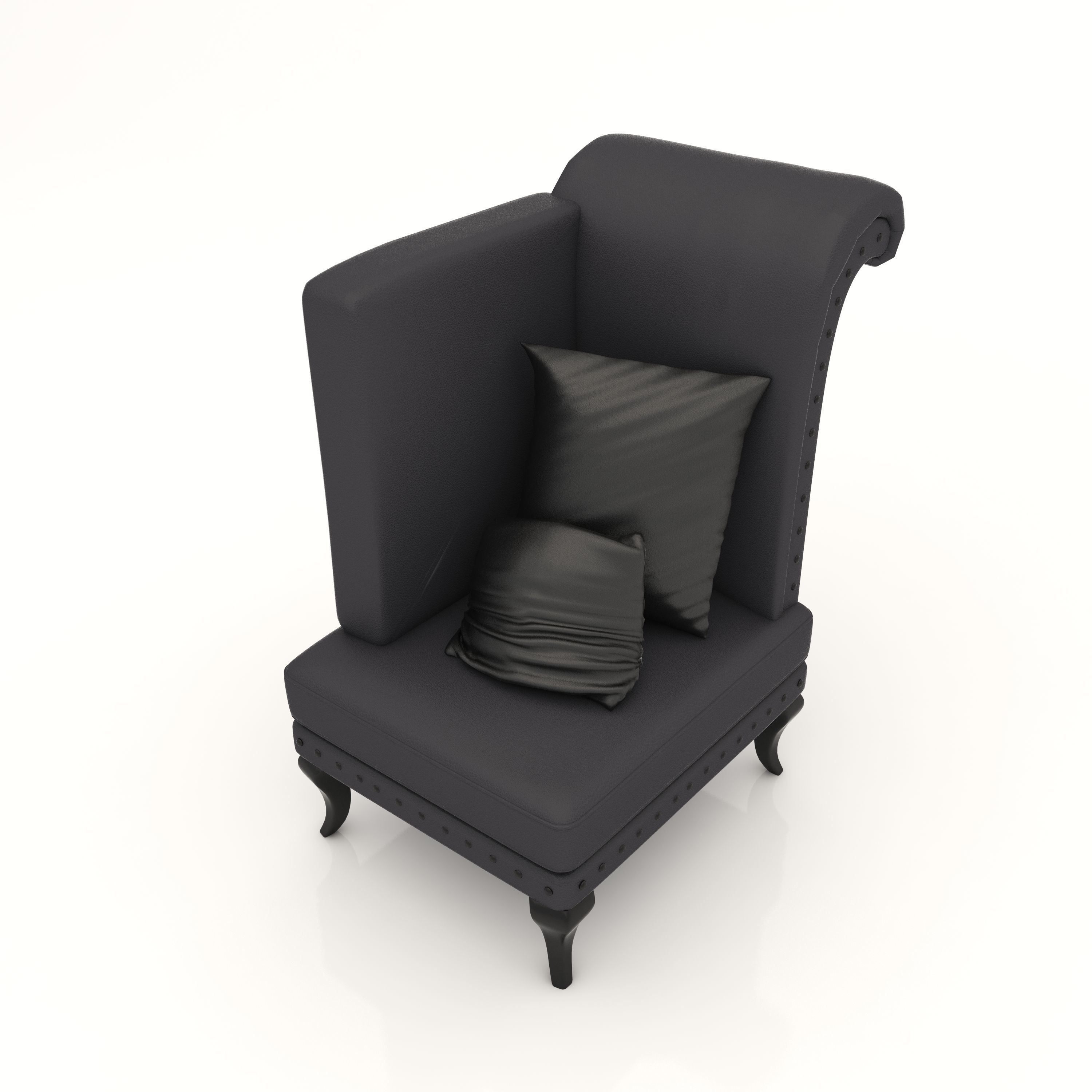 Interior Sofa Armchair 28 - For CNC and Interior 3D model_7
