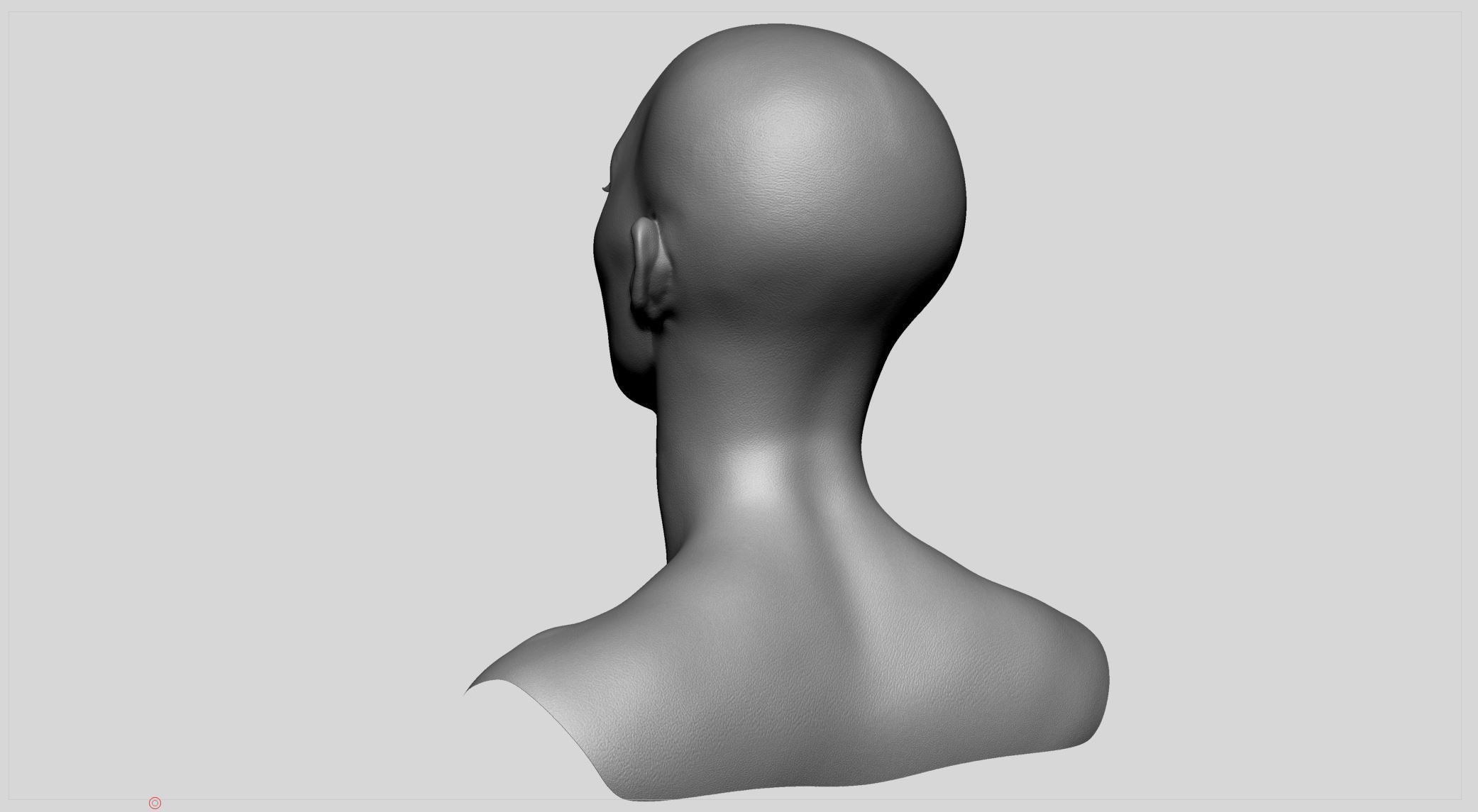 Female Head v11 3D model_4