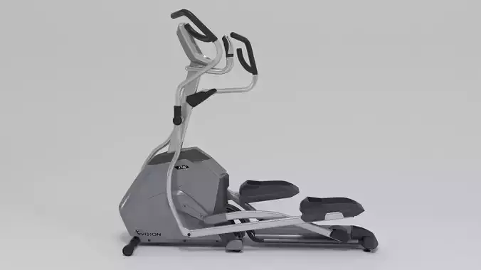 Vision Fitness XF40 Elliptical Machine 3D model