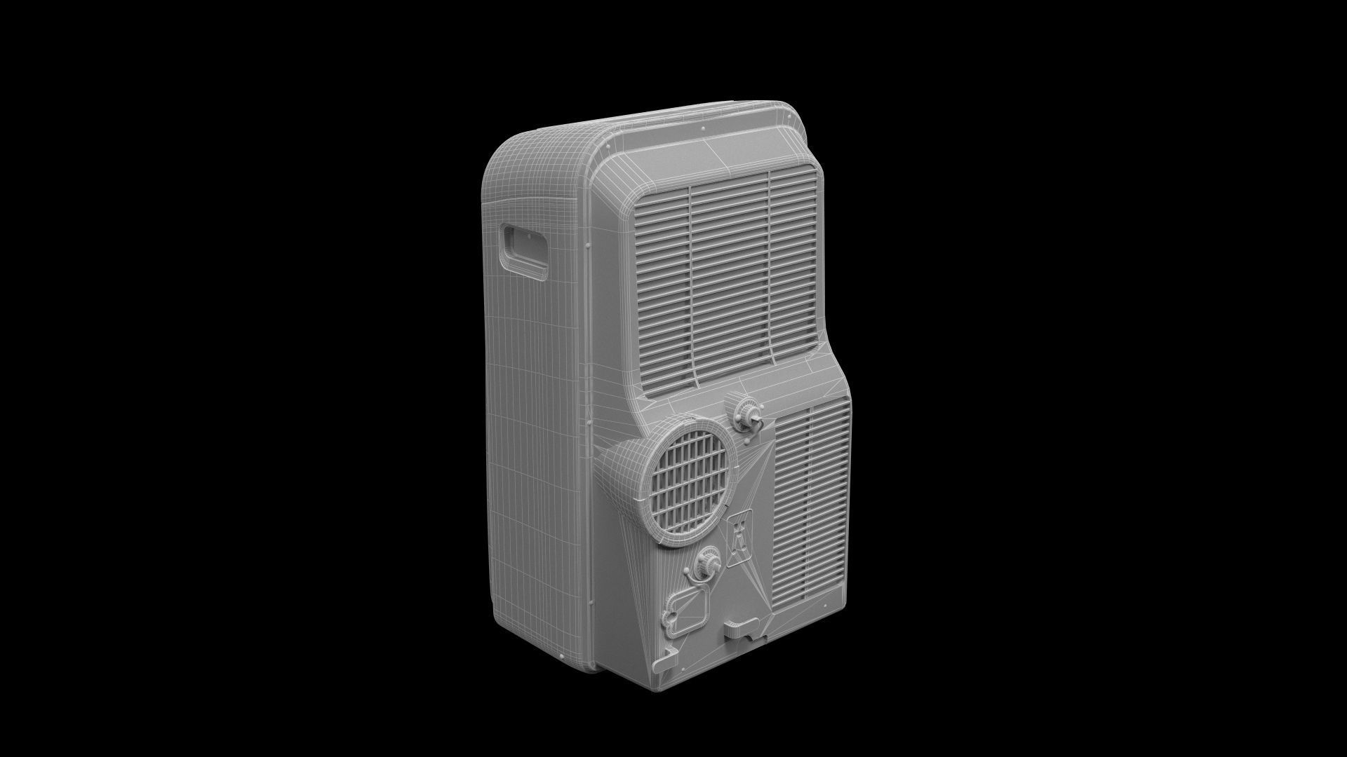 SPT WA-1420E Portable Air Conditioner-14000 BTU 3D model_6