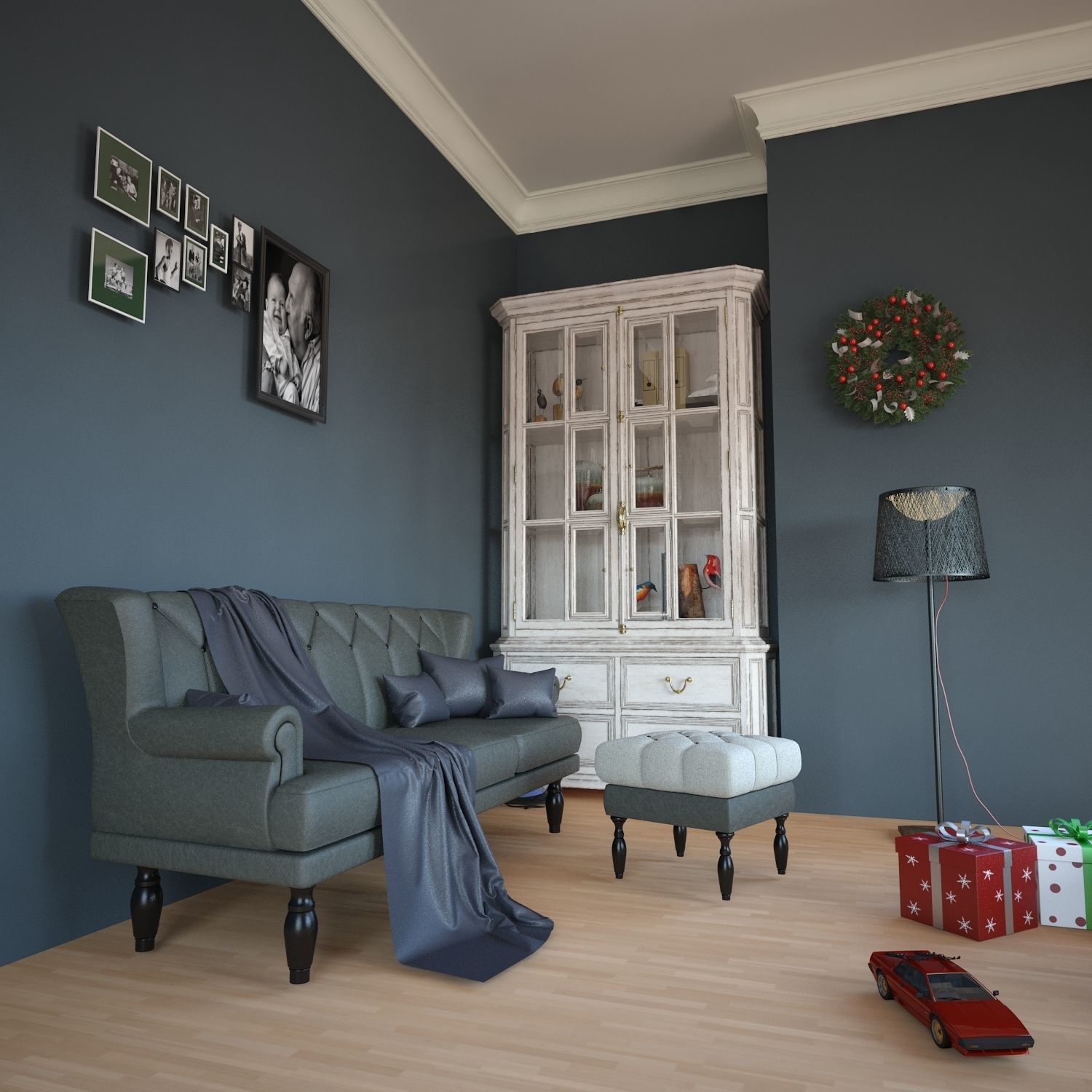 Interior Sofa 31 - For CNC and Interior 3D model_1