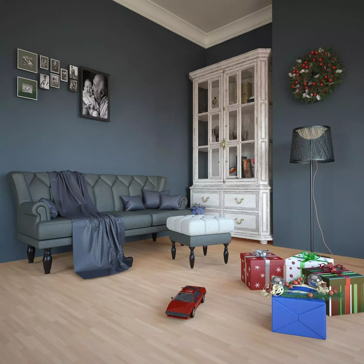 Interior Sofa 31 - For CNC and Interior 3D model_0