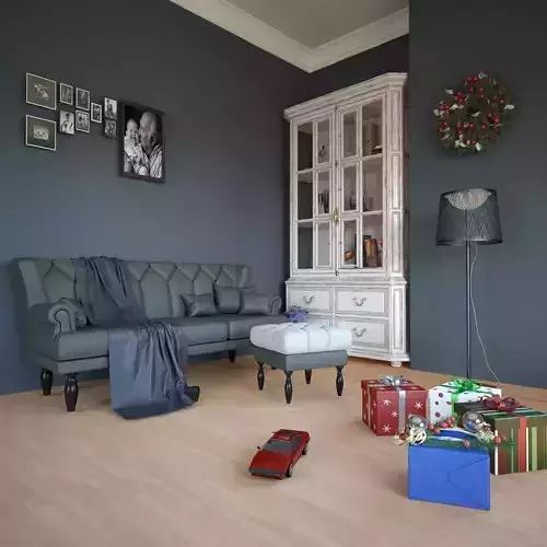 Interior Sofa 31 - For CNC and Interior 3D model
