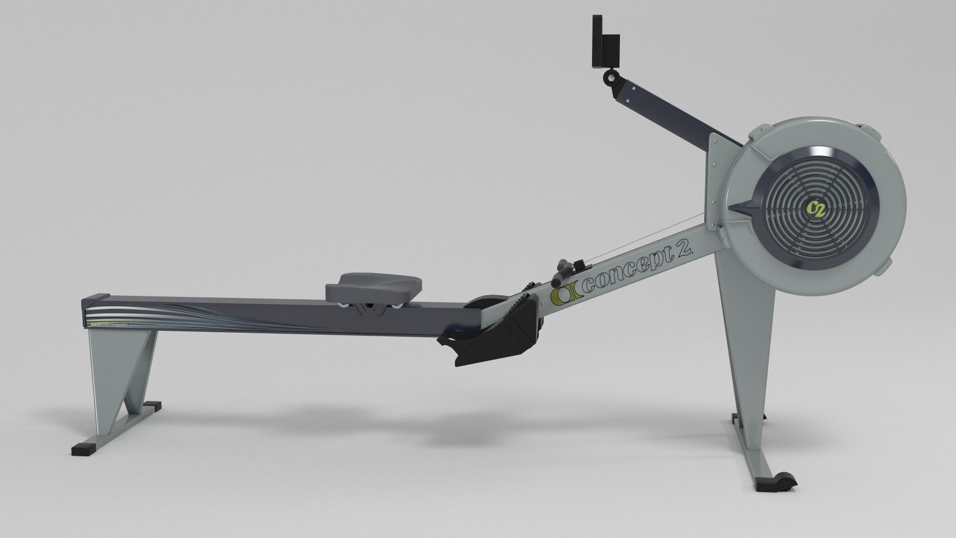Concept 2 Model E Indoor Rowing Machine PM5 3D model_1