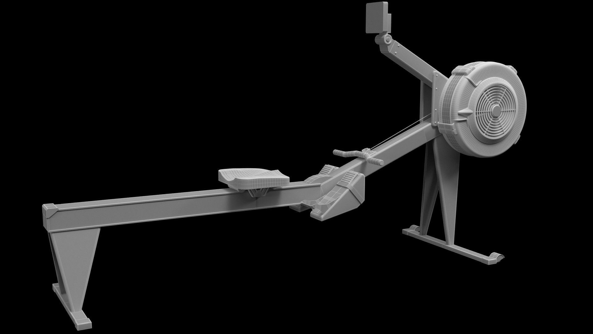 Concept 2 Model E Indoor Rowing Machine PM5 3D model_5
