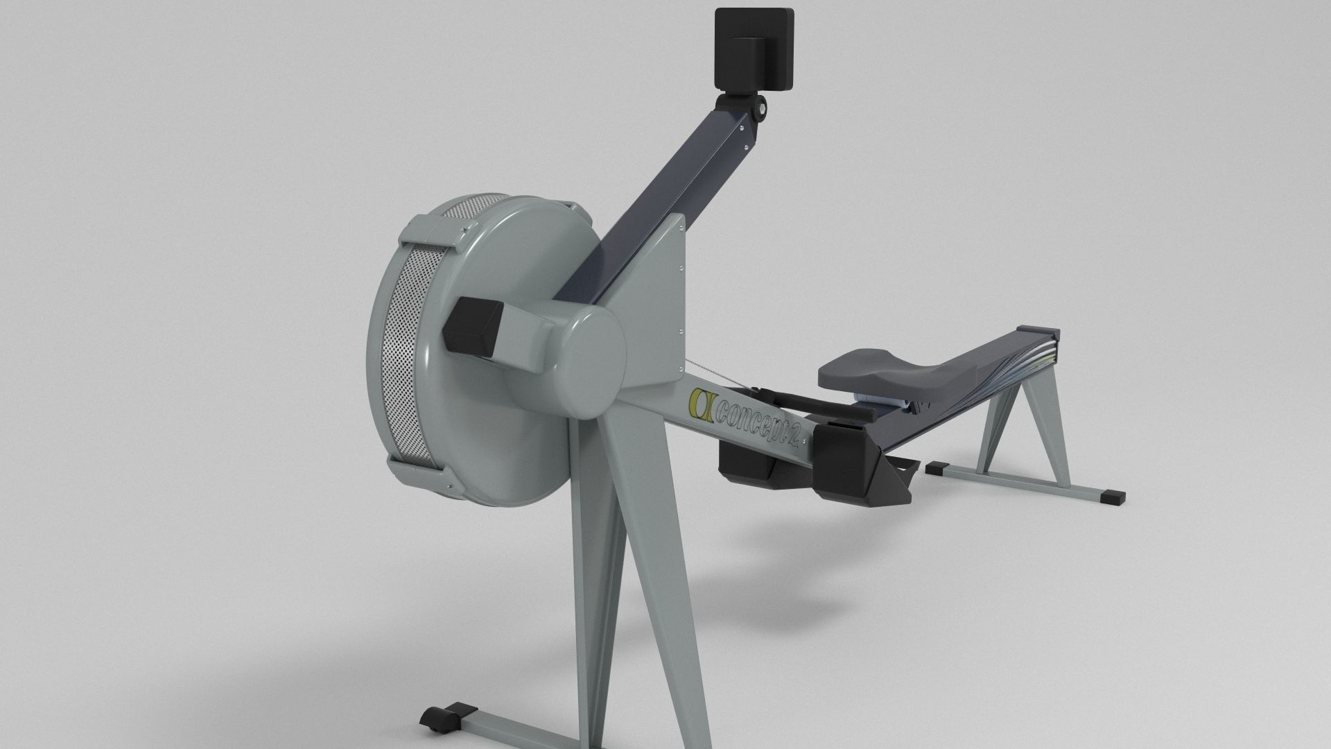 Concept 2 Model E Indoor Rowing Machine PM5 3D model_3