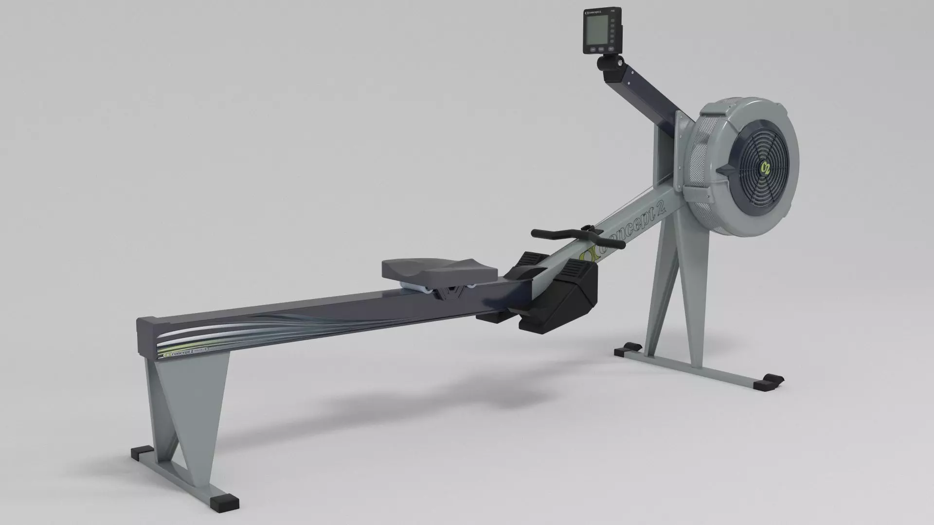 Concept 2 Model E Indoor Rowing Machine PM5 3D model_0