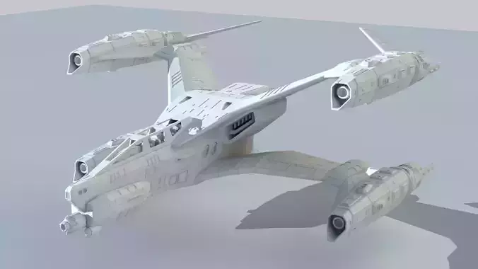 babylon 5 Thunderbolt 3D STL file 1 48th scale 3D print model