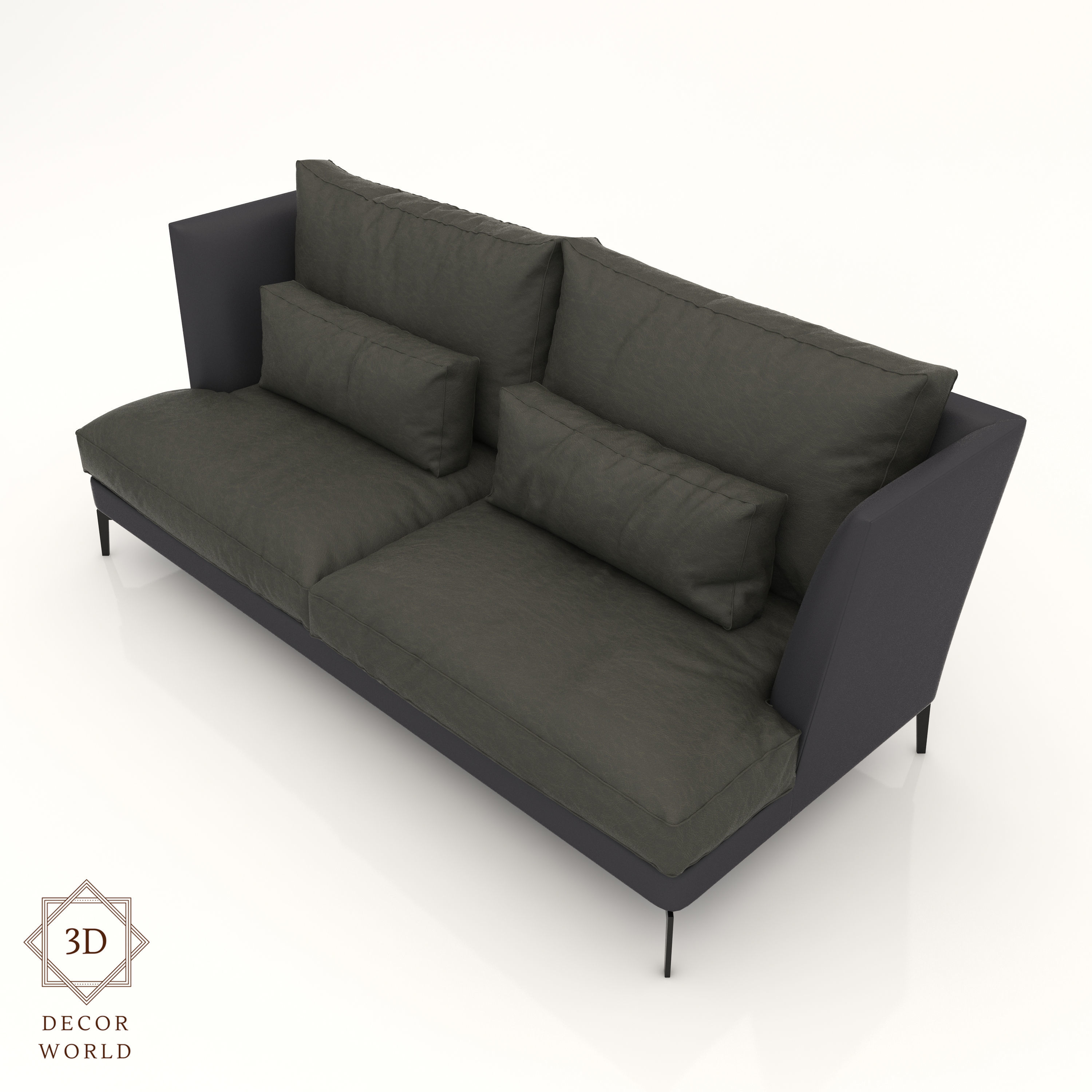 Interior Sofa 32 - For CNC and Interior 3D model_4