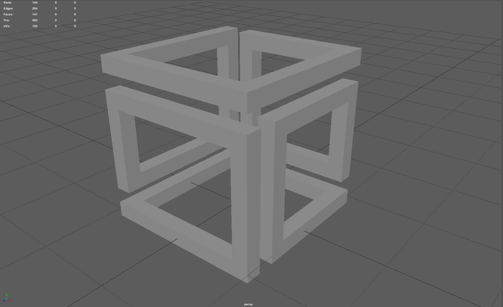 Infinity cube 3D print model_3