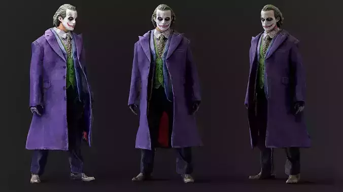 3D model Joker Figure VR / AR / low-poly | CGTrader