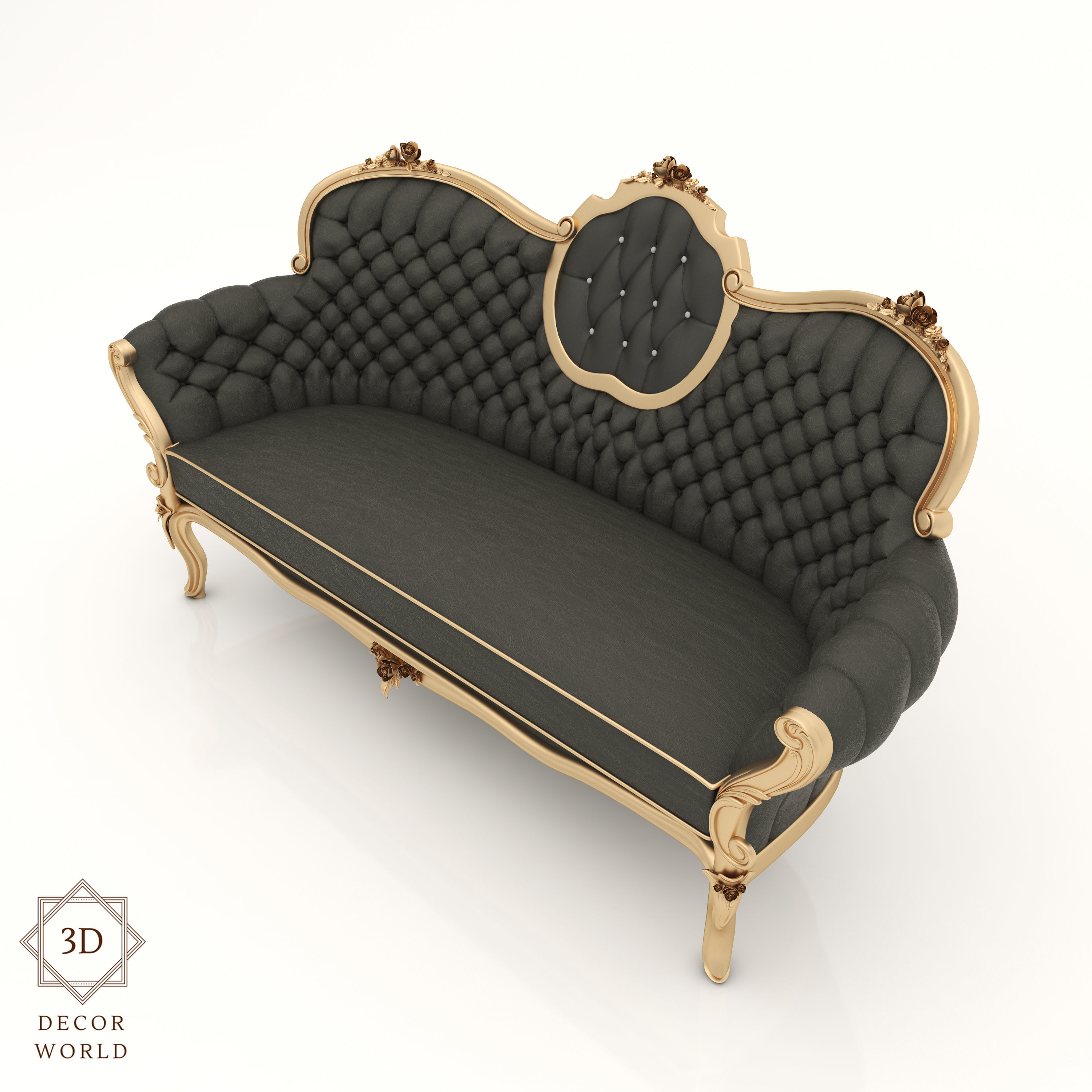 Interior Sofa and Armchair 33 - For CNC and Interior 3D model_4