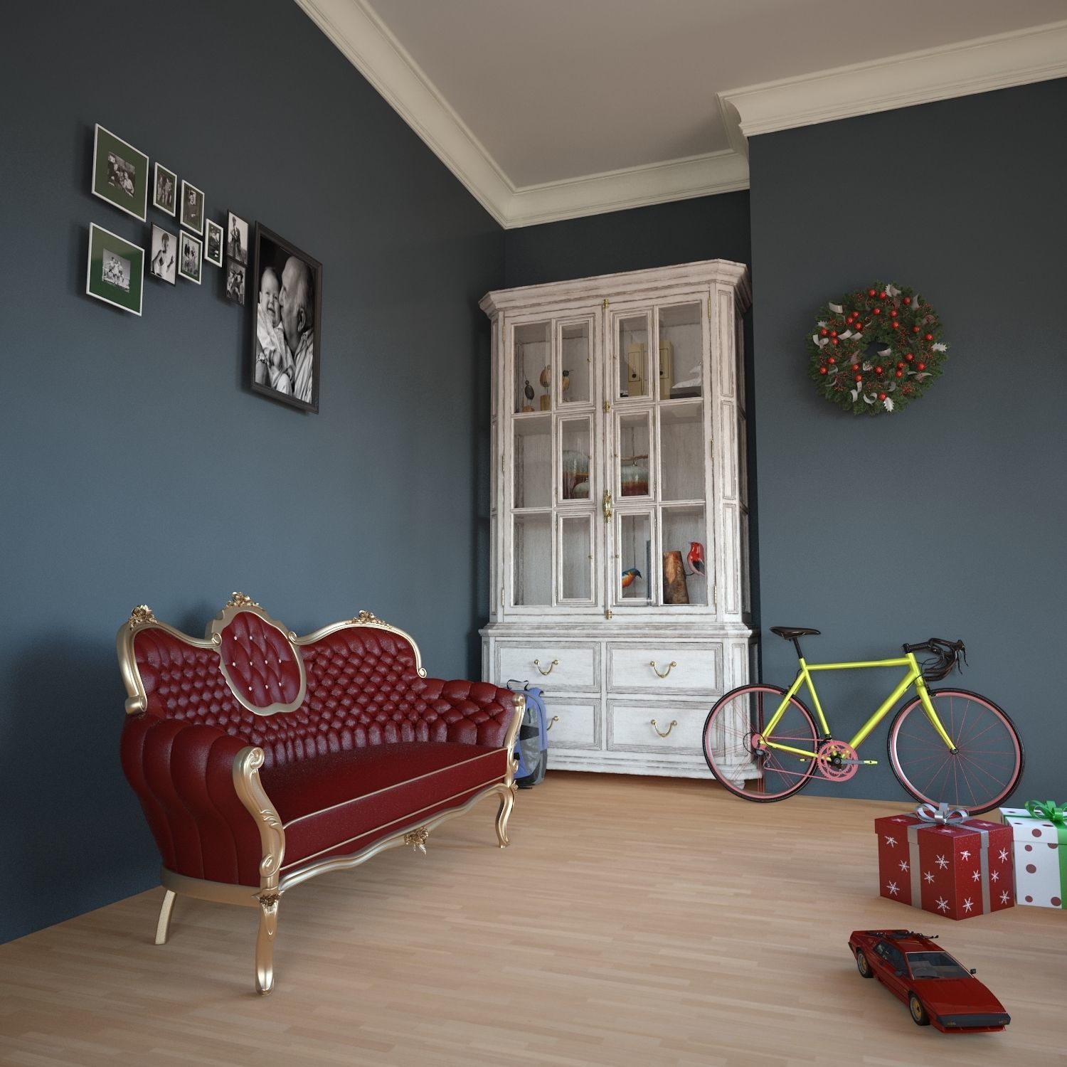 Interior Sofa and Armchair 33 - For CNC and Interior 3D model_1