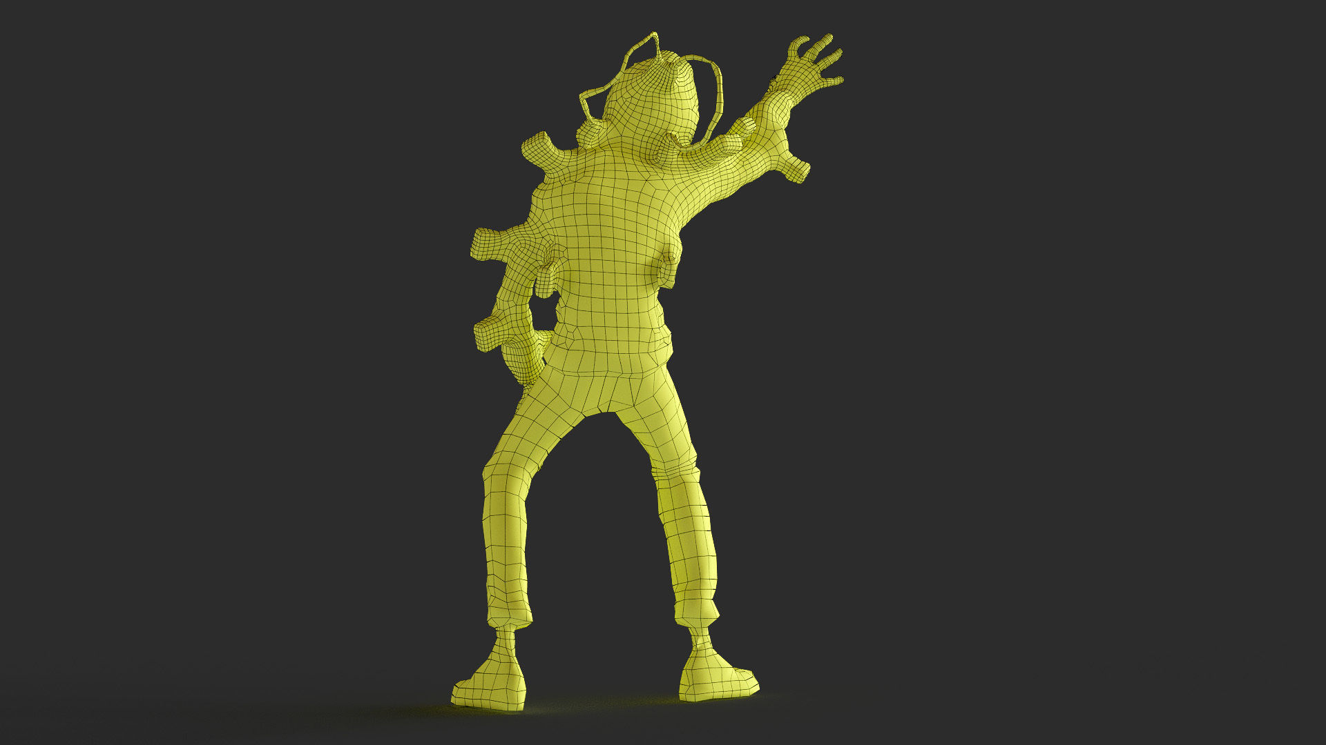 Tomura Shigaraki My Hero Academia Low-poly 3D model_31