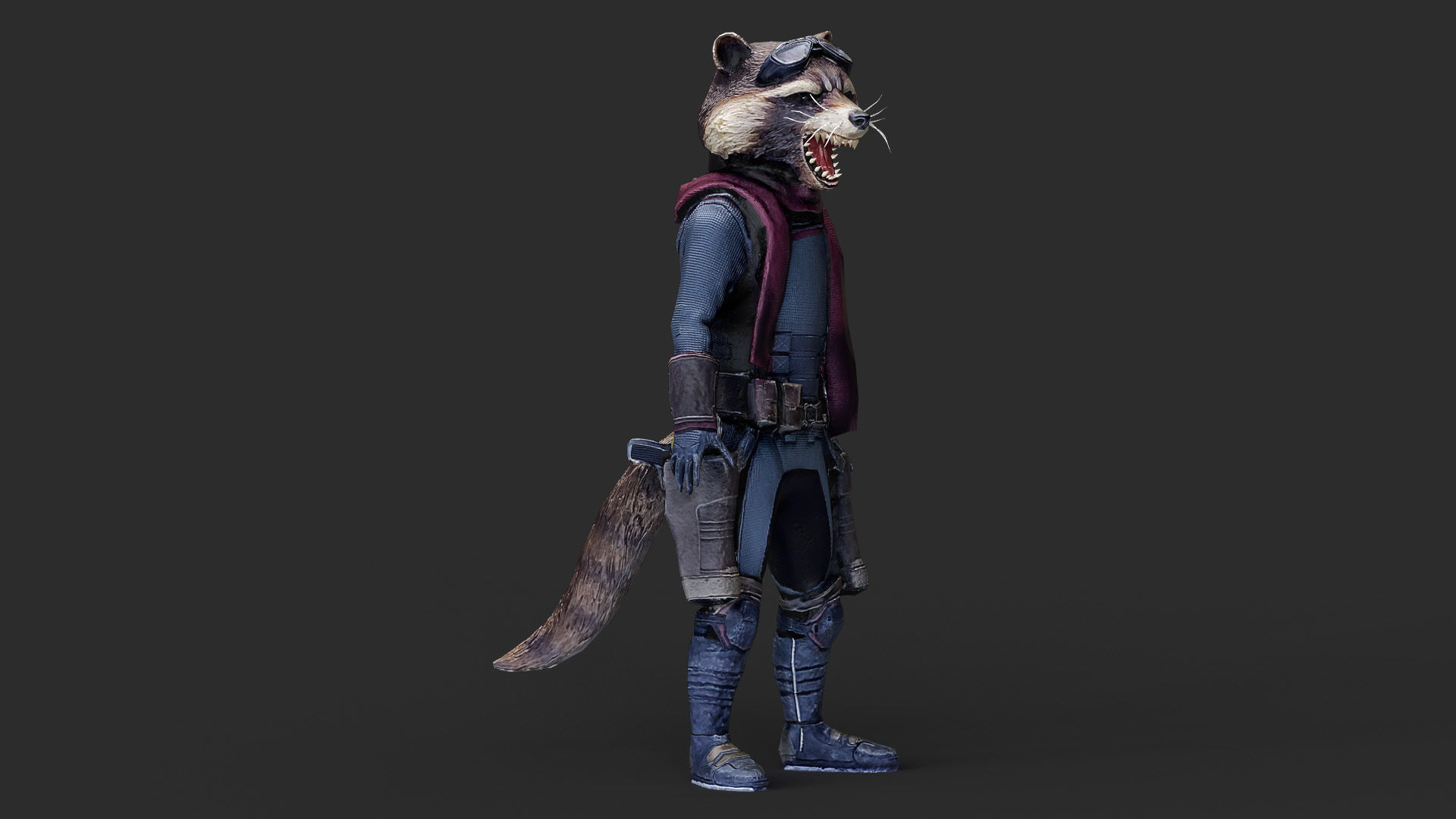 Rocket Racoon Model View 3D model Rocket Racoon 3d model Scan VR / AR / low-poly | CGTrader