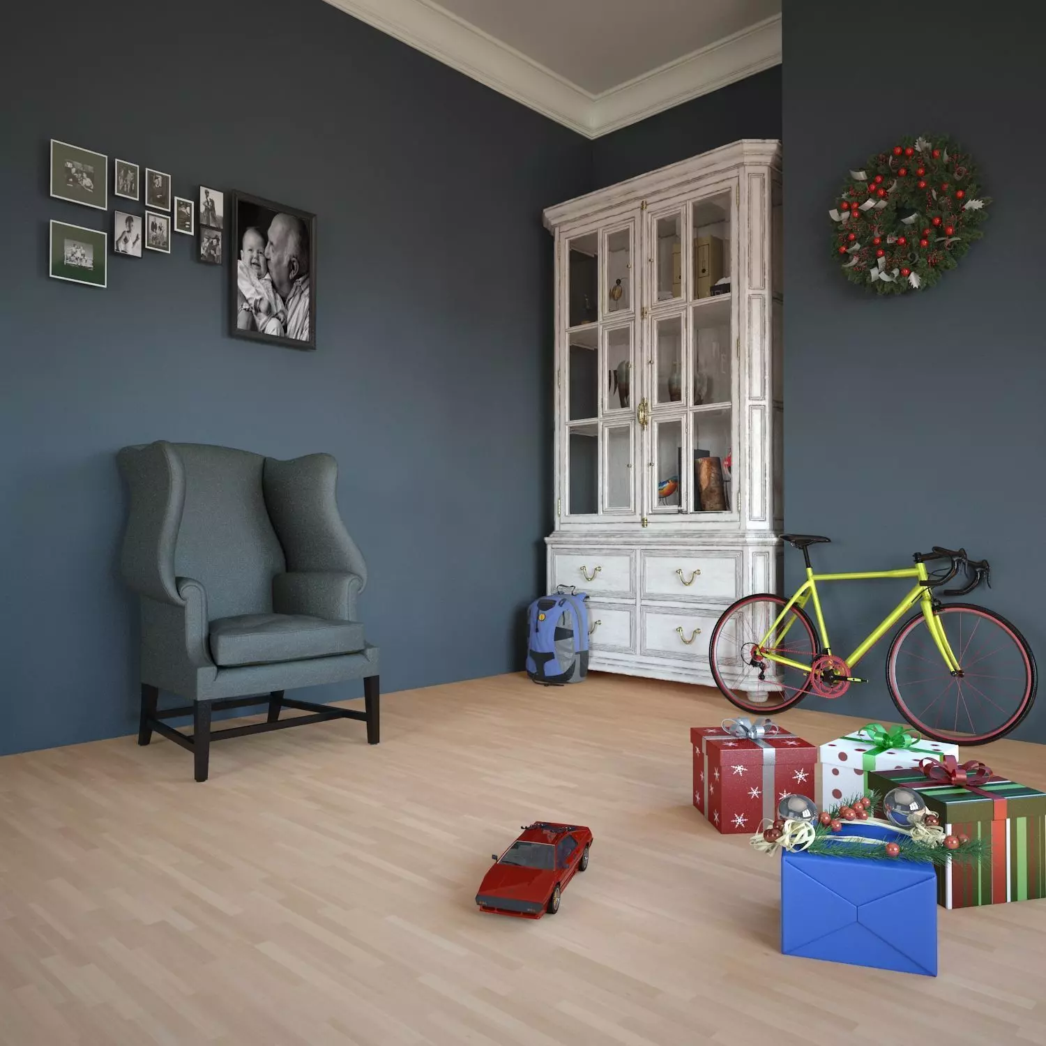 Interior Sofa Armchair 34 - For CNC and Interior 3D model_0