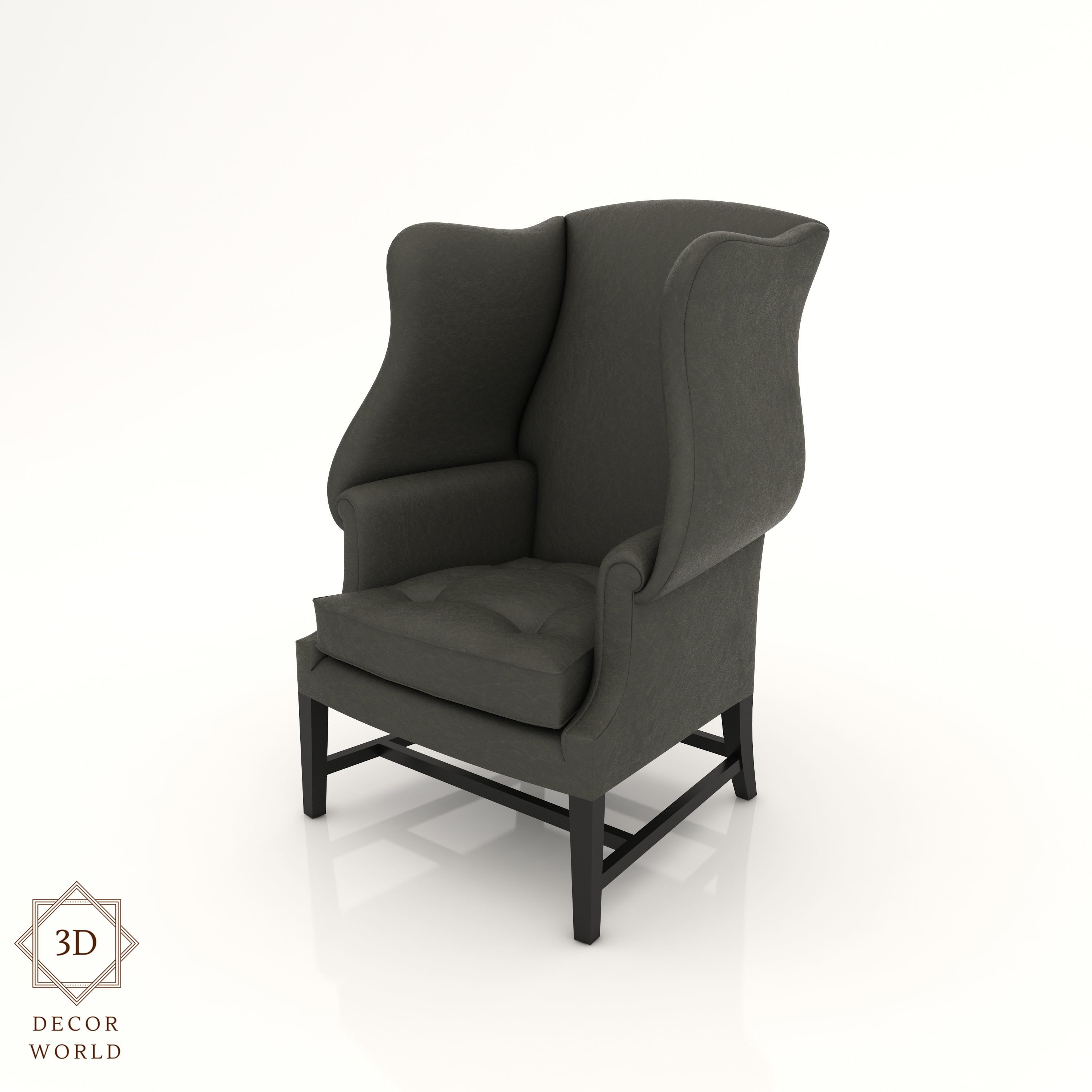 Interior Sofa Armchair 34 - For CNC and Interior 3D model_4