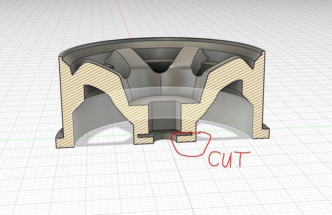 TE37 style 20mm Mini-Z wheels Offset 2-4mm 1to28 1to24 scale 3D print model_3