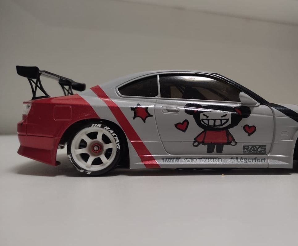 TE37 style 20mm Mini-Z wheels Offset 2-4mm 1to28 1to24 scale 3D print model_1