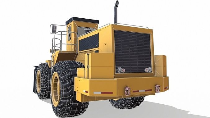 Wheel Loader E9137 Low-poly 3D model
