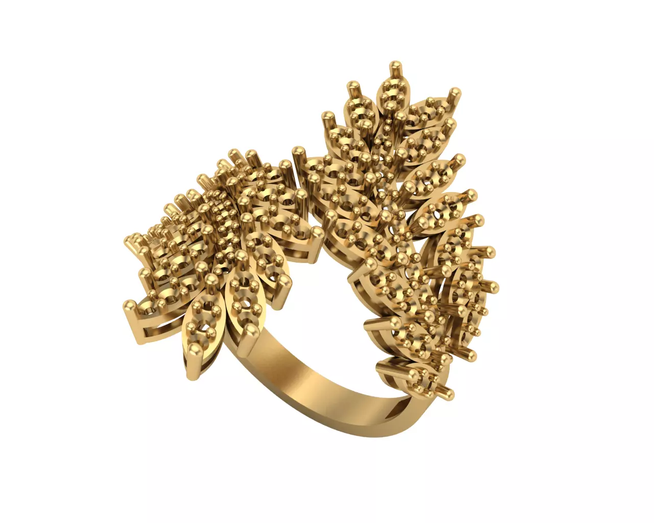 Jewelry ring S58 3D print model Free 3D print model