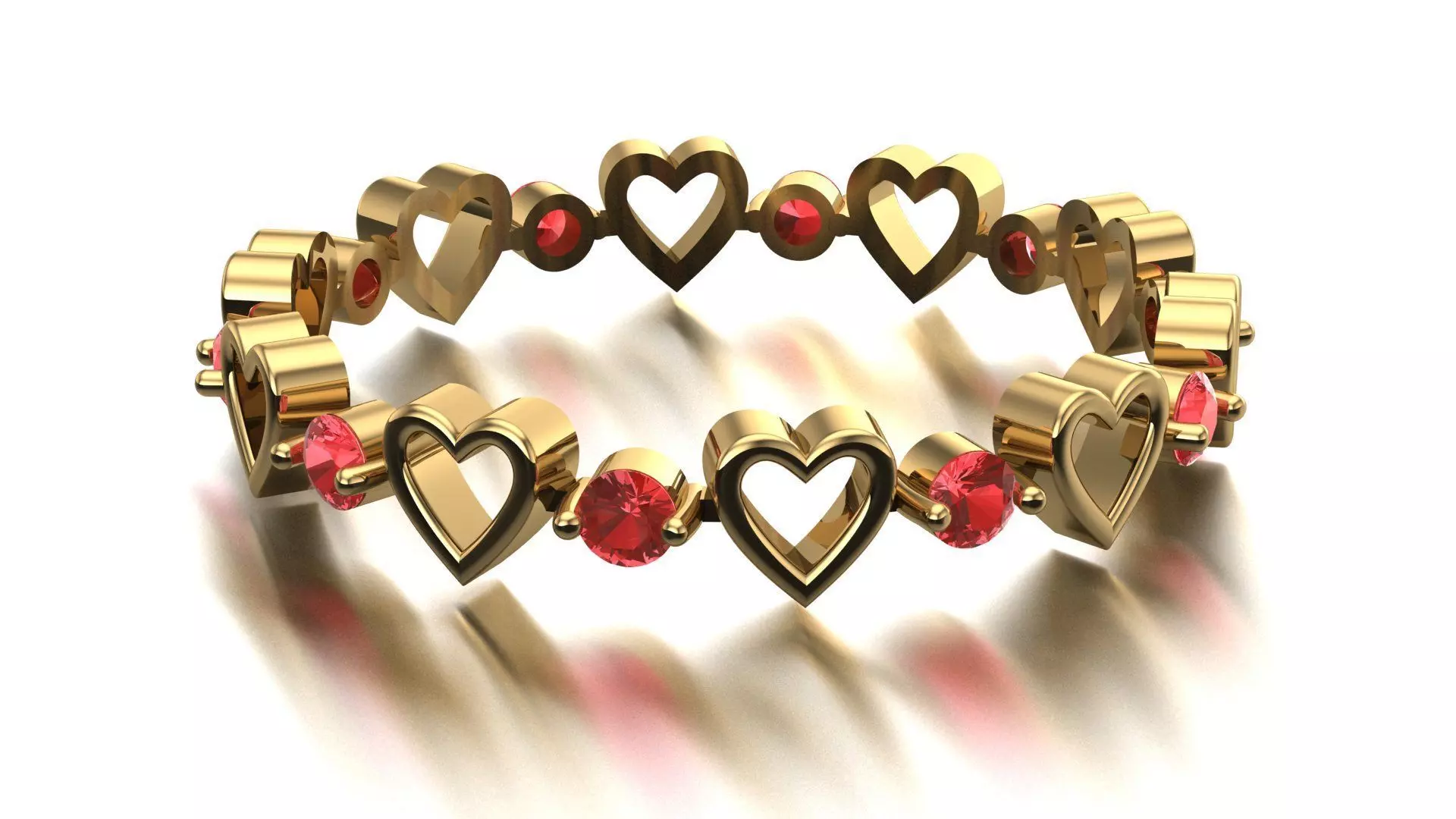 heart ring Free 3D print model