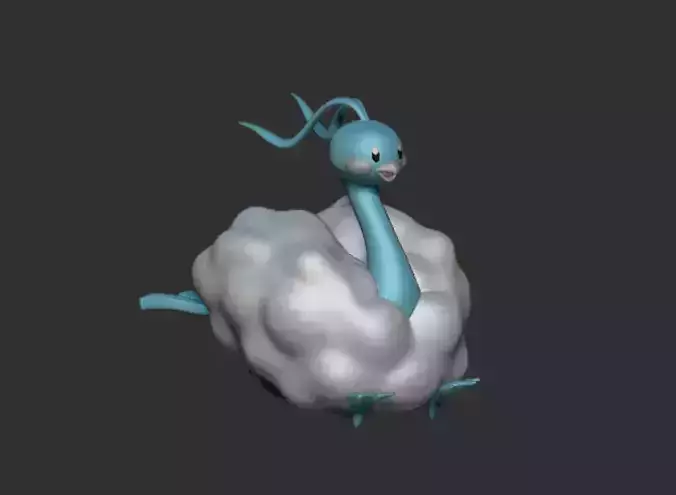 Altaria Pokemon Scale World  3D print model