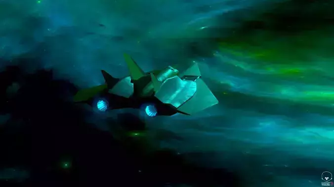 3D Ukrainian Spaceship