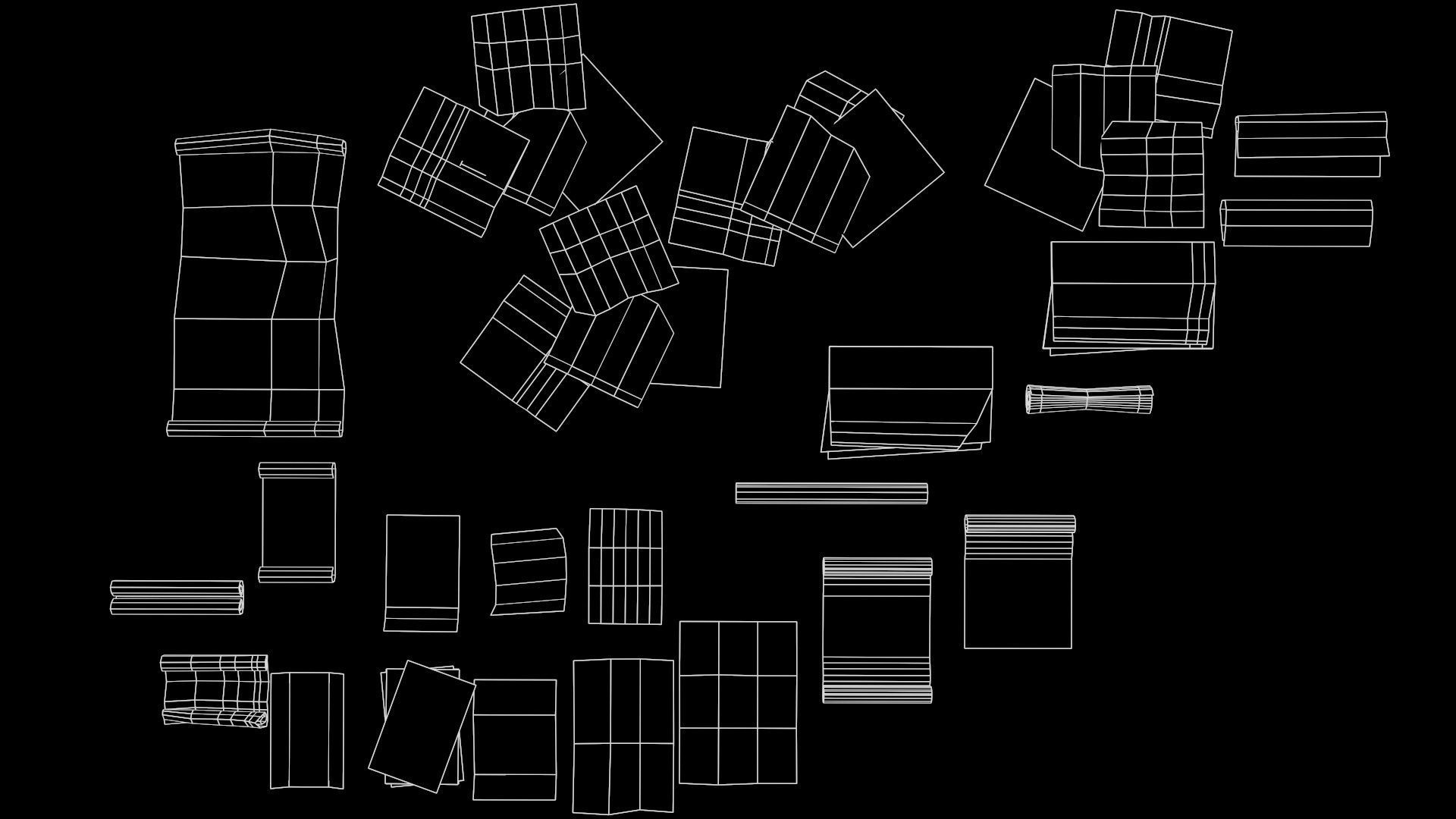 Book  Collective Low-poly 3D model_12