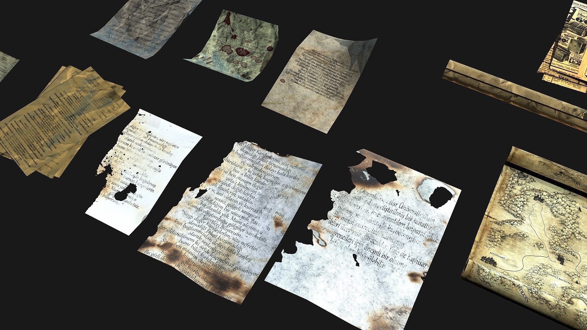 Book  Collective Low-poly 3D model_8